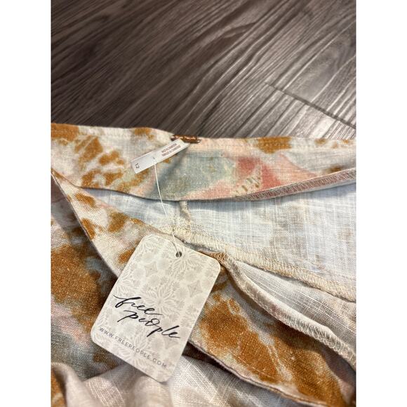 Free People NWT Boho Sweet As Beach Mini Skirt - Picture 5 of 9